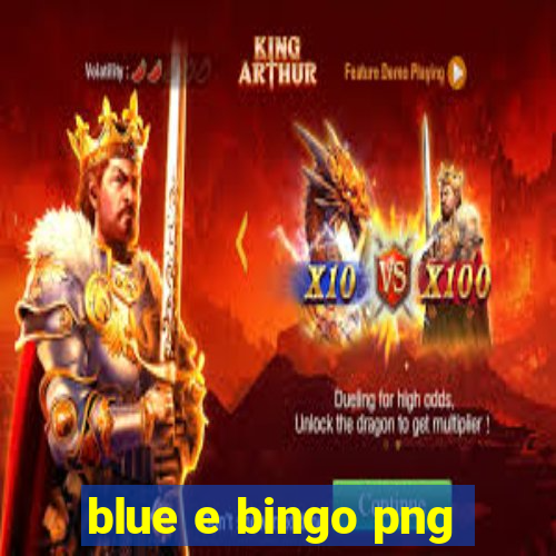 blue e bingo png