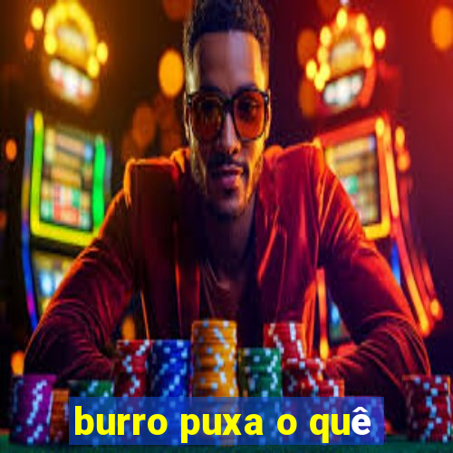 burro puxa o quê