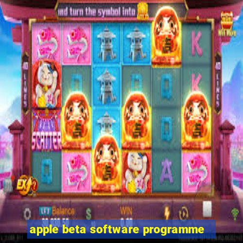 apple beta software programme