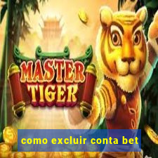 como excluir conta bet