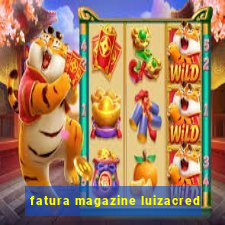 fatura magazine luizacred