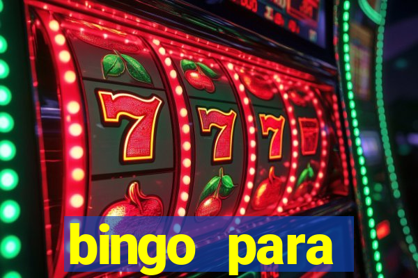 bingo para despedida de solteira para imprimir